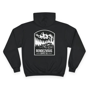The Grand Hoodie — Champion fleece hoodie by Rendezvous Supply.