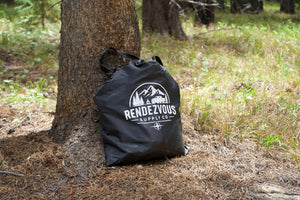 Basecamp Mattress in use at a mountain campsite near Leadville, Colorado